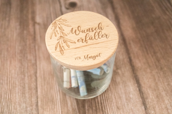 Vorratsglas Wunscherfüller -personalisiert-